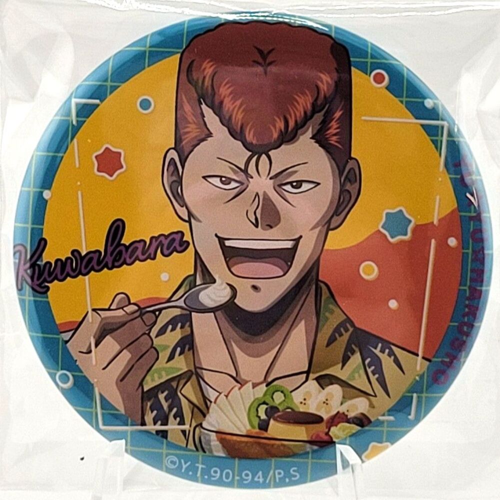 Yu Yu Hakusho Kuwabara Sweets Ver Pudding Parfait Can Badge